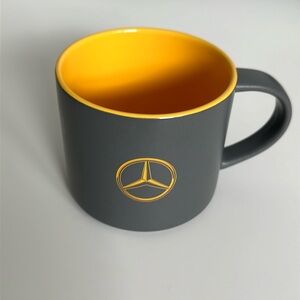 Mercedes Benz Logo Gray Yellow Coffee Tea Mug